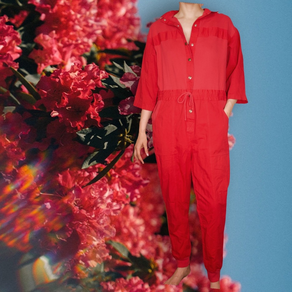 Ideas Vintage Red Jumpsuit